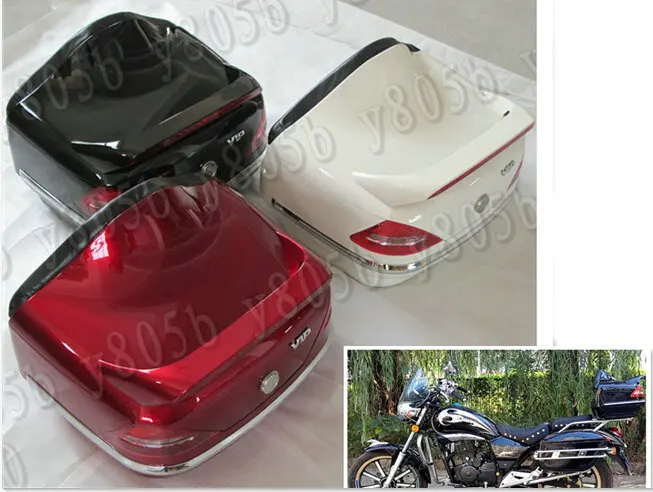 Багажник мотоцикла Чемодан Чехол Хвост ящик для спинка для Yamaha VStar 400 650 1100 1300 Virago Xv 250 535 750 1100 Road Star