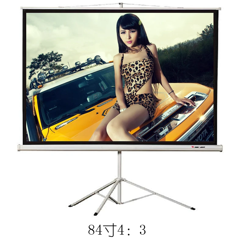 

Cheap Protable Projection Screen Bracket Support Stand,84' Inches Screen for Proyector Projection Tripod Mounted Way