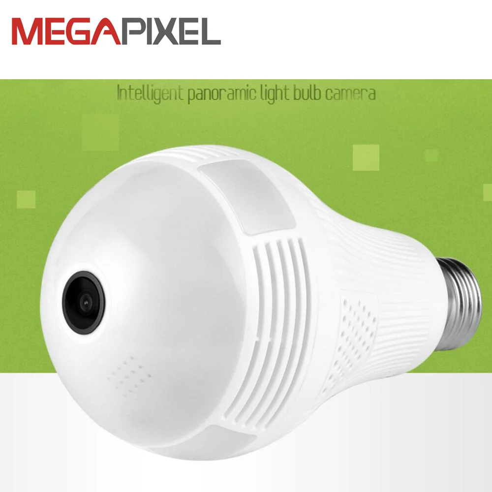 

Megapixel 360 VR Cam Fisheye Panoramic ip camera cctv video surveillance 1.3mp Wifi Camcorder 128G Audio Alarm with LED lamp