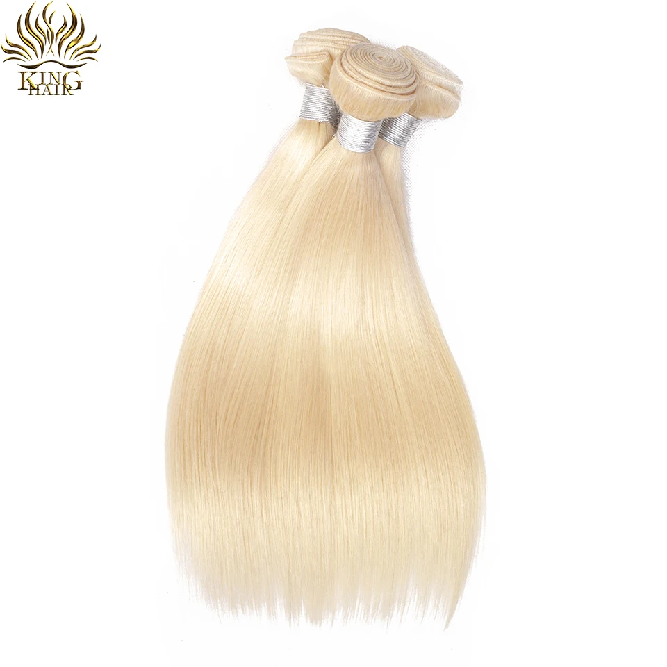 King Hair Brazilian Hair Weave Bundles 613 Blonde Bundles With Closure Remy Straight Human Hair Bundles With Closure King Hair Brazilian Hair Weave Bundles 613 Blonde Bundles With Closure Remy Straight Human Hair Bundles With Closure