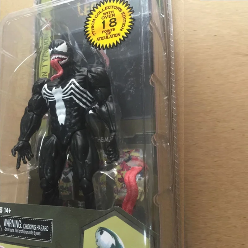 Marvel Spiderman SELECT Venom Villain Comic Action Figure PVC Doll Toys 20 cm