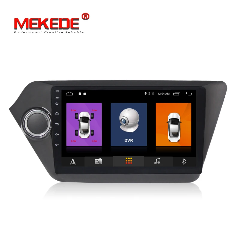 Top Free shipping 8 core Android7.1  2G RAM 32G ROM Car GPS radio cassette for Kia Rio K2 2012 2013 2015 2016 support 4G LET wifi 2