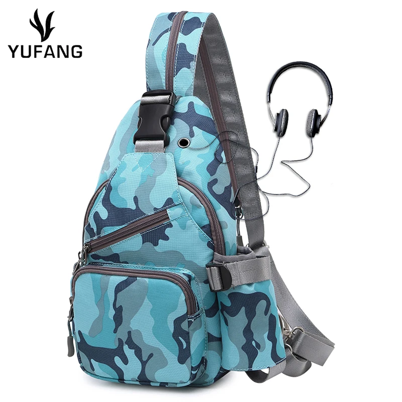 

YUFANG Trendy Chest Pack Crossbody Bag Casual Travel Rucksack Chest Bag Small Sling Bags Women& Men Shoulder Back Pack