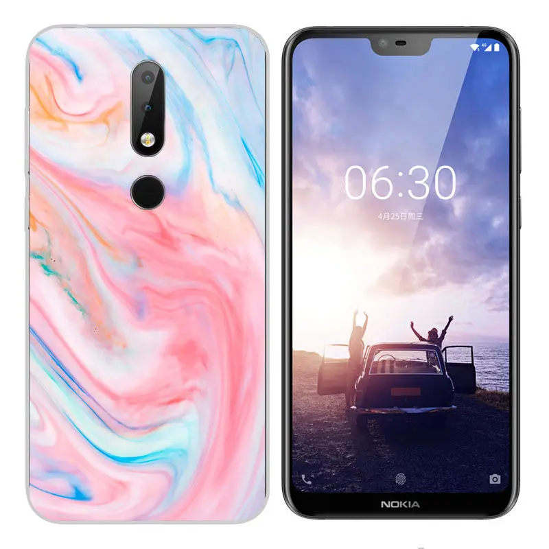 Arvin Cover for Nokia X6 2018 Case Nokia 3.1 6.1 Smart Back Protective Fundas Painted Phone Cover for Nokia 2 3 5 6 7 8 9 Shell (19)