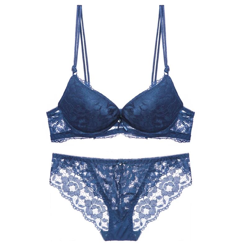 Женский комплект кружевного нижнего белья размеры 2018|set lingerie|bra panty setbra set |