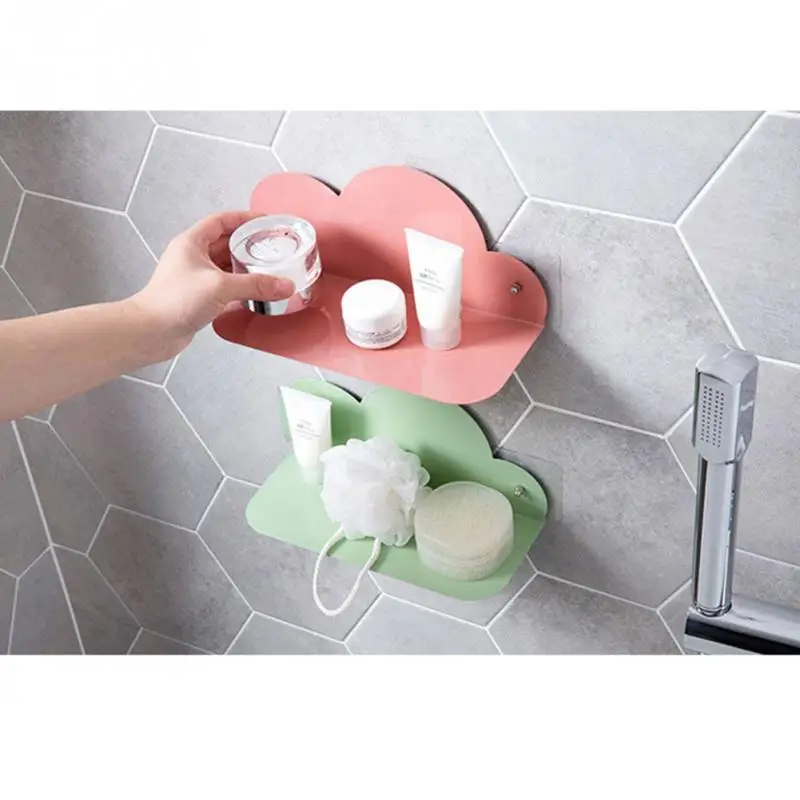 

NEW HOT SALES Multifunctional Iron Decorative Wall Portable Shelf Cloud Design Storage Rack 23*10 cm