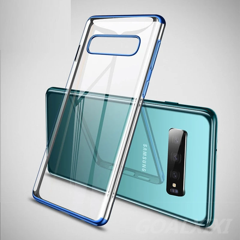 

Luxury Silicon Phone Cases For Samsung Galaxy S10 Soft TPU Ultra Thin Clear Cover For Samsung S10 Lite Plus S 10