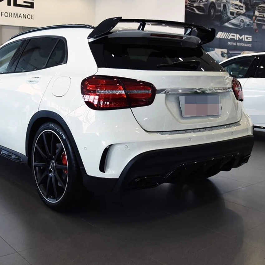 Наклейки на задний бампер и вентиляционное отверстие для Mercedes Benz GLA Class X156 GLA45