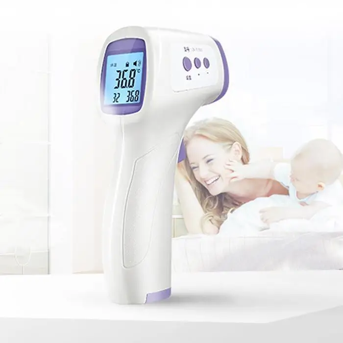 

Digital IR Infrared Thermometer Forehead Body Surface termometro digital Temperature Meter Pyrometer Measurement Data Hold