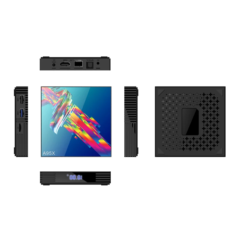 A95X R3 Smart Tv Box Android 9.0 Set Top Box 4K 3D Mi ni Tv Box 2gb 4gb 32gb 64gb Quad Core media player PK X96 MINI HK1 Max mi