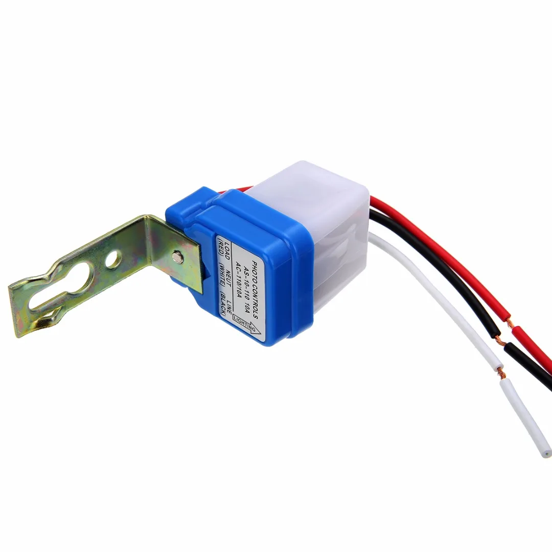 Mayitr Automatic On Off Light Switch Photo Control Sensor AC 110V 10A