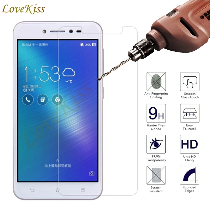 

9H Tempered Glass For Asus Zenfone Live ZB501KL Case Premium Screen Protector For ASUS Zenfone 3 Go Protective Guard Cover Film
