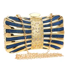 Свадебные вечерние сумки Клатчи женские золотые хрустальные вечерние сумочки кошелек Заводская цена золотой клатч черная маленькая сумочка May14