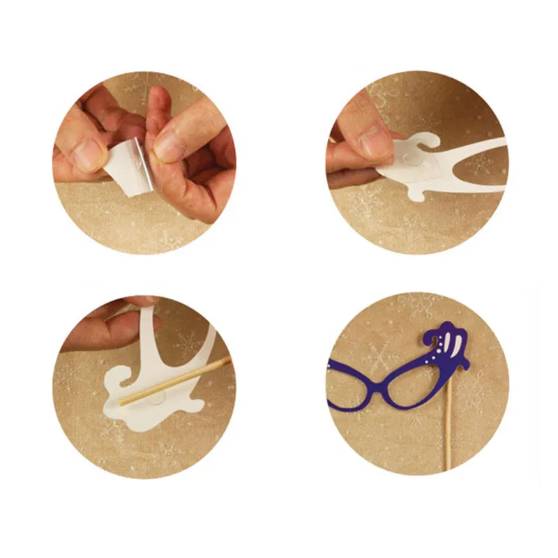 32pcs8pcs Beach Party Birthday Party Photo Props Flamingo Party Supplies for Wedding Christmas  Festivals PT65 (3)