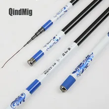 QindMig Newest Superstrong Carp Fishing Rods High Carbon Fiber Telescopic Hand Pole 3.6M 4.5M 5.4M 6.3M 7.2M Stream Fishing Rods