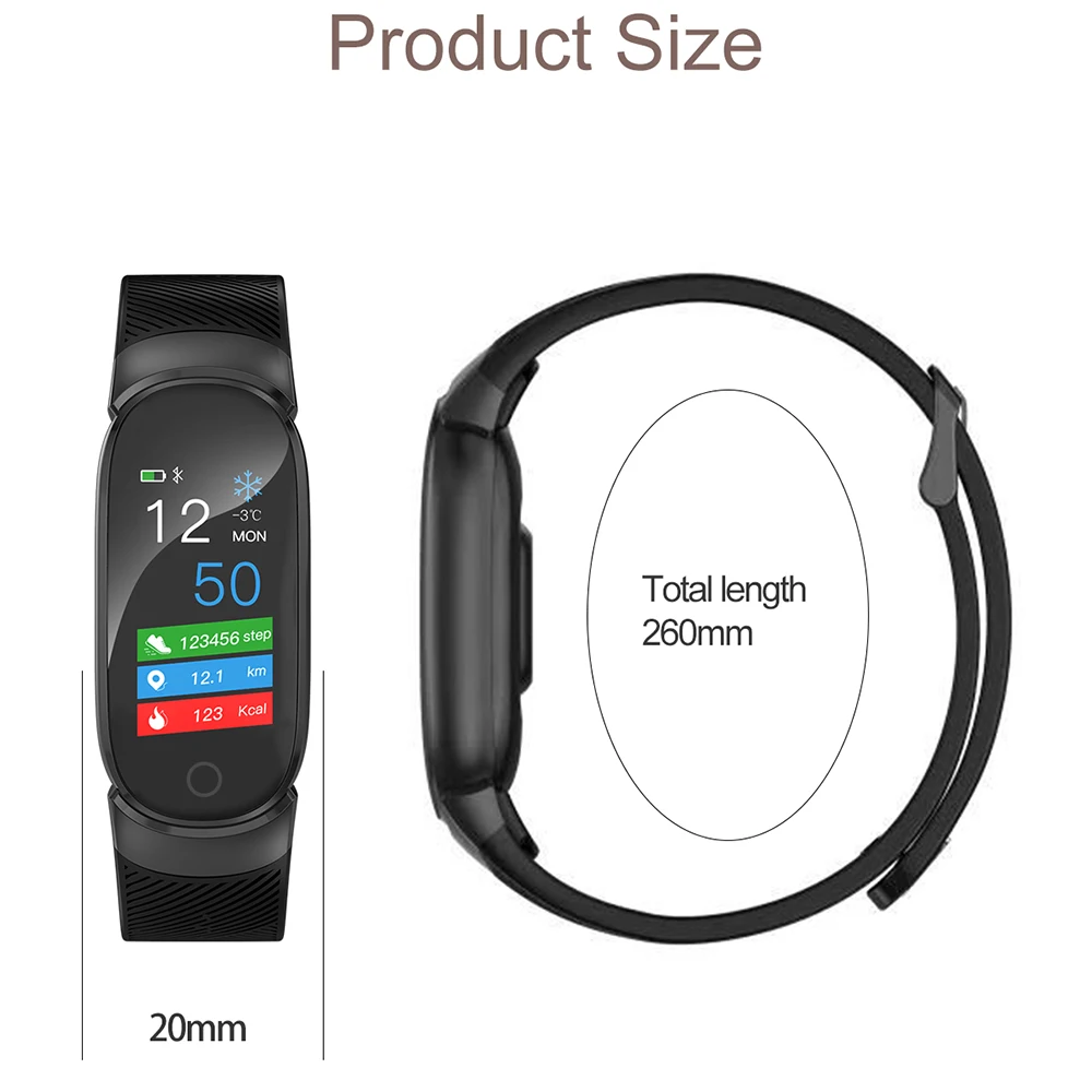  QW16 Waterproof Smart Bracelet Smart Band IP67 Heart Rate Fitness Tracker Blood Pressure smart watc - 33044136245