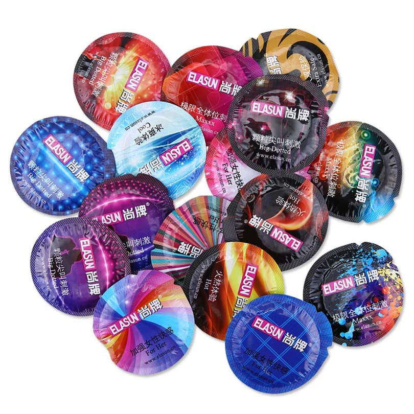 ELASUN 48 Pcs Condoms 8 Type Ultra-Thin Lubrication Condom for Man 3