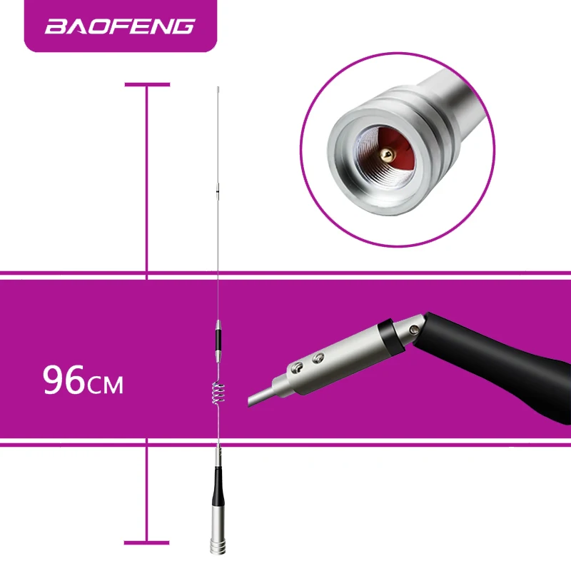Baofeng Diamond SG7200 мобильная антенна UHF/VHF Двухдиапазонный SG 7200 + черный Автомобильный