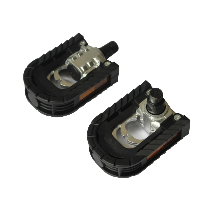 1 Pair Plastic+Aluminium Alloy Folding Pedal Bicycle Accessories For