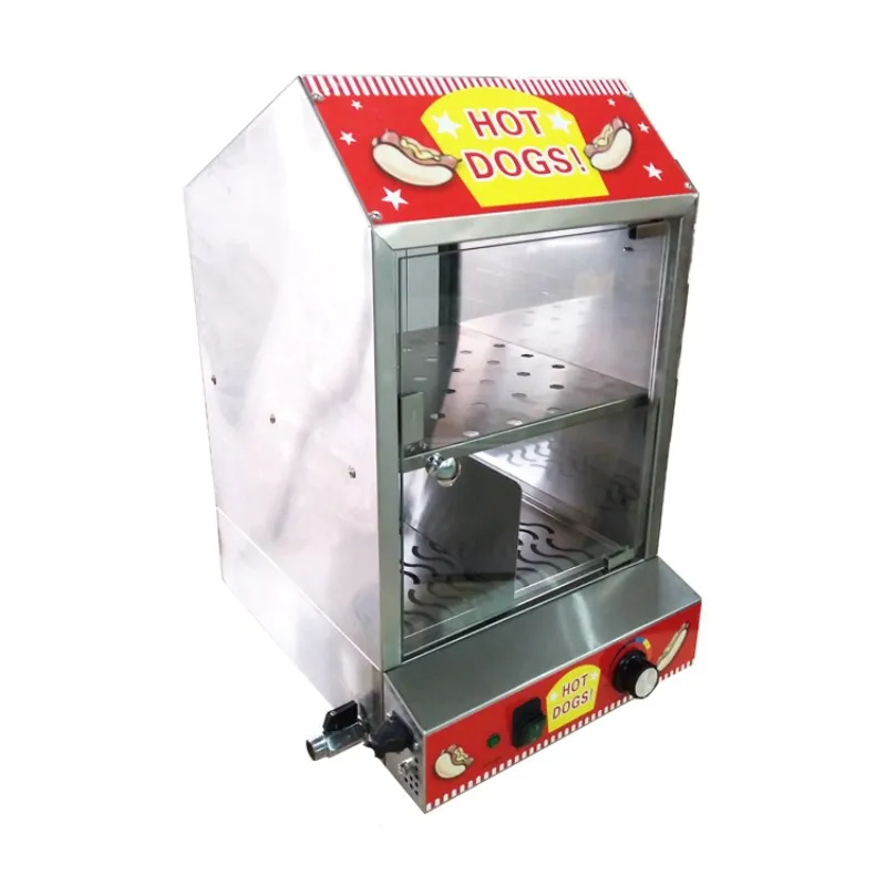 220V Hot Dog Steamer Machine Cooker Commercial Electric Warmer Display Showcase 220V Hot Dog Steamer Machine Cooker Commercial Electric Warmer Display Showcase