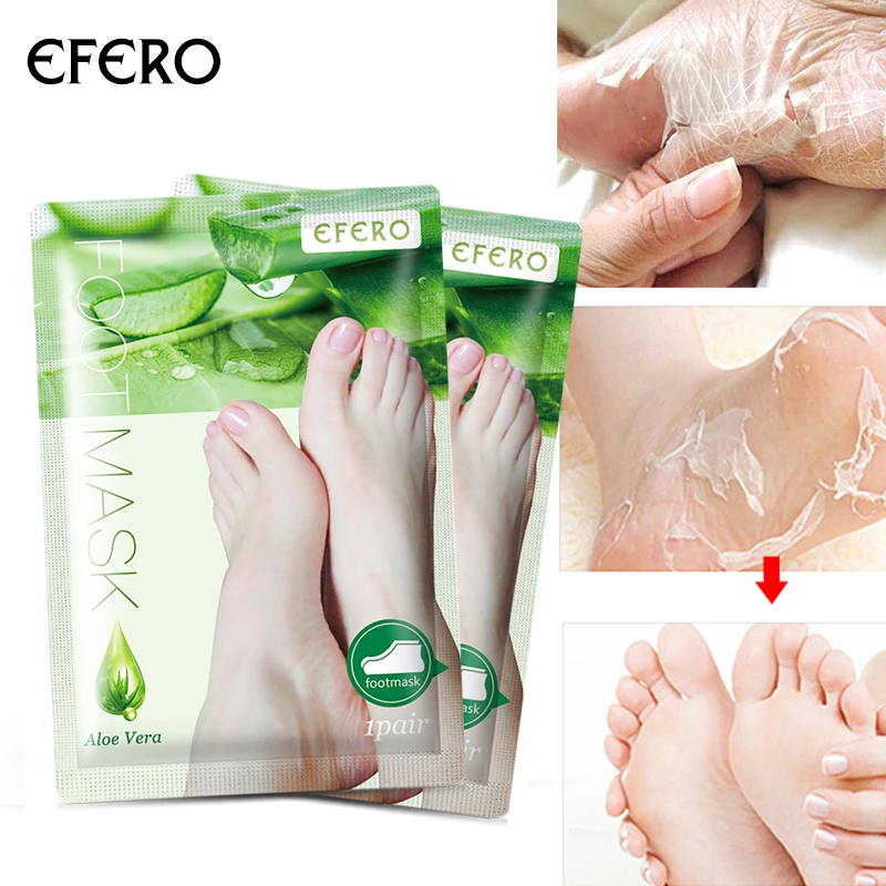Buy efero 6Pcs=3Pair Exfoliating Foot Mask Baby Foot