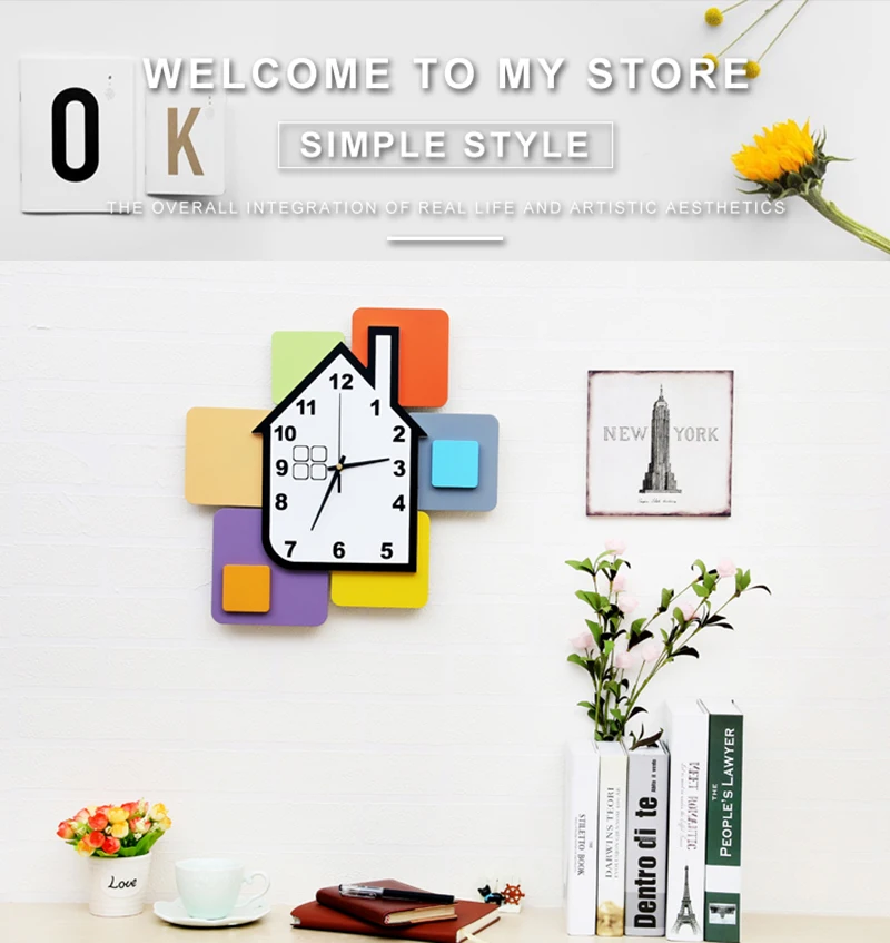 Wall Clock Gold Wall Clock Decor Vintage Wooden Wall Clock Round Wall Clock Modern Clocks Home Decor Living Room Watch (1)