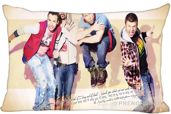

Best Custom Pillow Case Backstreet Boys Rectangle Pillowcases zipper 40x60cm (One Side Print) @180117-160