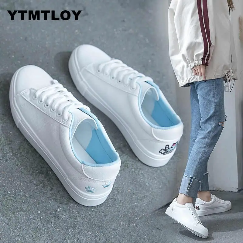 Women Fashion Breathble Vulcanized Shoes Casual Tenis Feminino Zapatos De Mujer Slimming Cheap ...