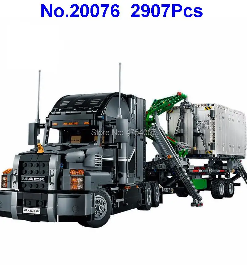 

2907pcs technic the mack big truck building block 42078 Toy