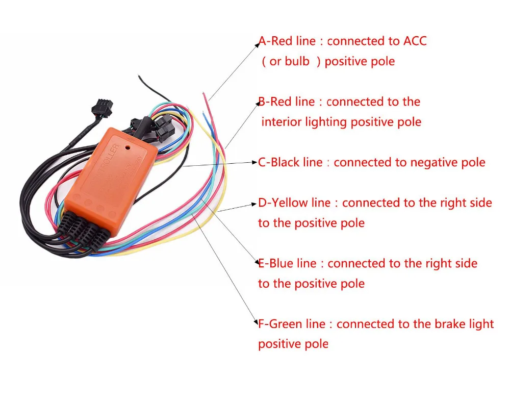 4PCS 8W Car Wheel Lights Tire Light Eyebrow Shape Decorative Lights Lamp Kit RGB Car Wheel Eyebrow Lamp With RF Remote.04