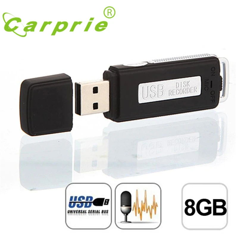 Mini 8GB USB Disk Pen Flash Drive Digital Audio Voice Recorder 150 hrs Recording 2017 New_KXL0626