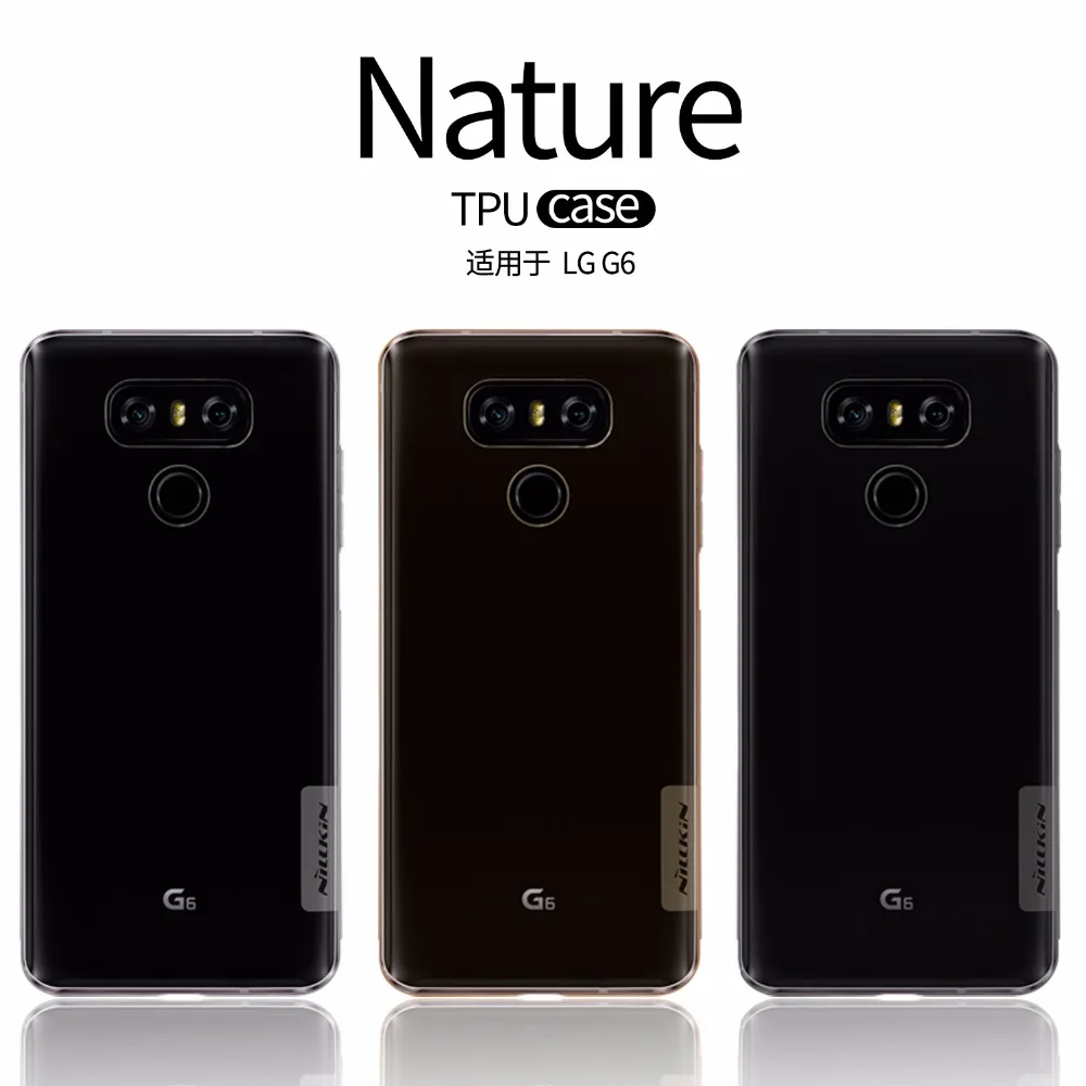NILLKIN натуральный прозрачный ТПУ чехол для LG G6 чехол для LG G5 прозрачный силиконовый мягкий чехол на заднюю панель чехол LG G6 G5 с розничной посылка