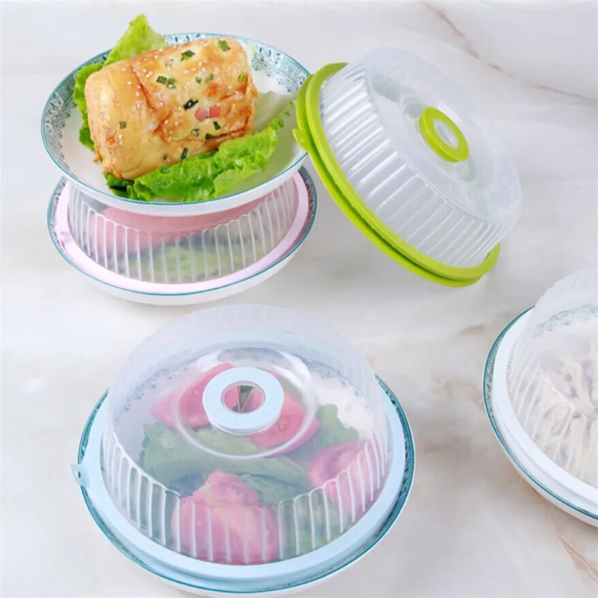 

E5 1Pc Food Cover Microwave Oil Cap Heated Sealed Cover Multifunctional Dust Dish Kitchen Tool