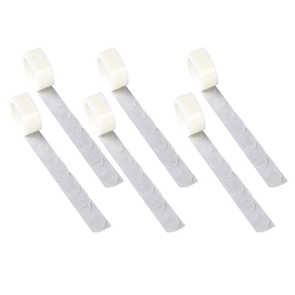 

Balloon Fix Sticky Dots 6Rolls Double Sided Adhesive Dot Tape Balloon Arch Garland String Kit White