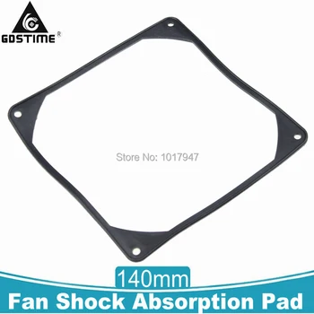 

5PCS lot 140MM X 140MM 14cm Anti-vibration Silicon Fan Gasket Noise Reducing Silencer Gasket Pad For PC
