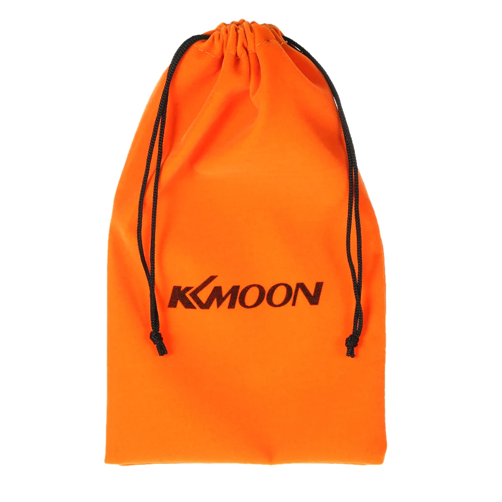 

24*14cm Orange Small Drawstring Flocked Protection Bag Pouch Multi-function tools Storage Bag