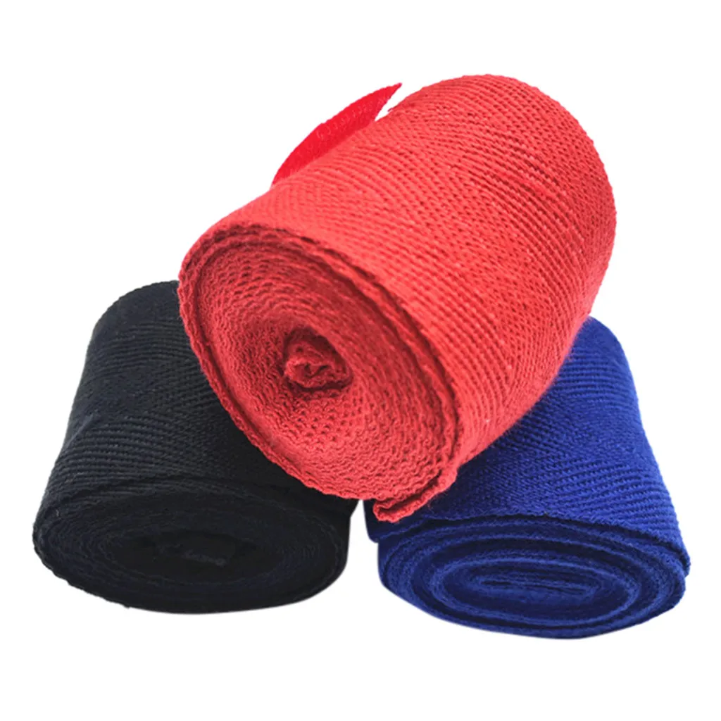 2.5M Cotton kick boxing bandage wrist straps Sport Strap Boxing Bandage Muay MMA Taekwondo Hand Gloves Wraps Hand Protection