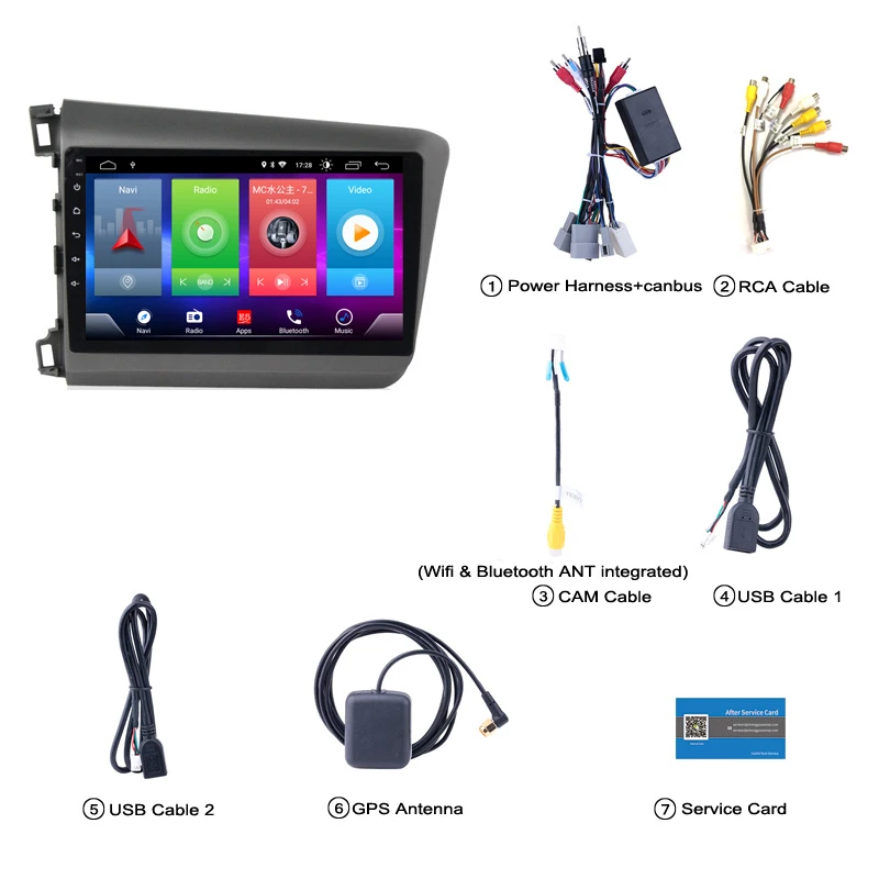 Clearance Car Android 8.1 Multimedia Player for Honda Civic LHD 2012-15 GPS Navigation Device USB bluetooth steering wheel control support 2 Clearance Car Android 8.1 Multimedia Player for Honda Civic LHD 2012-15 GPS Navigation Device USB bluetooth steering wheel control support 2