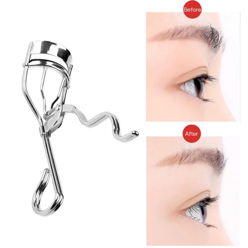 Розовое золото щипцы для завивки ресниц прочный углеродистая сталь двойные