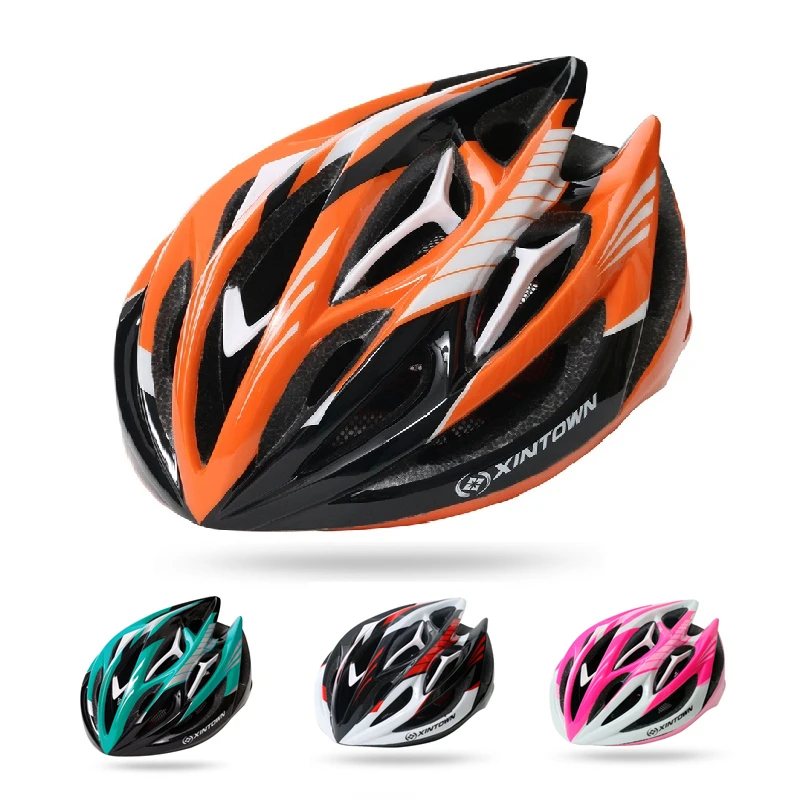 

XINTOWN Cycling Helmet MTB Road Mountain man/women Bicycle Helmet Ultralight Bike Helmet With LED Warning Lights Casco Ciclismo