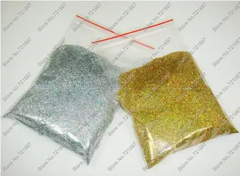 

50g Laser Powder Golden onion powder DIY For Nail Art and crafts cosmetics printing glass and decoration Free Shipping