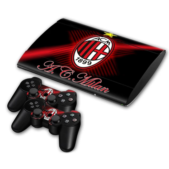 Cheap AC Milan Football Team Skin Sticker Decal for PS3 Slim 4000 PlayStation 3 Console and Controllers For PS3 Skins Sticker Vinyl Cheap AC Milan Football Team Skin Sticker Decal for PS3 Slim 4000 PlayStation 3 Console and Controllers For PS3 Skins Sticker Vinyl