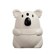 SDFC-Пшеничная солома милый мультфильм коала автоматические Держатели Для Зубочисток домашнего стола украшения экологически чистые кухонные гаджеты