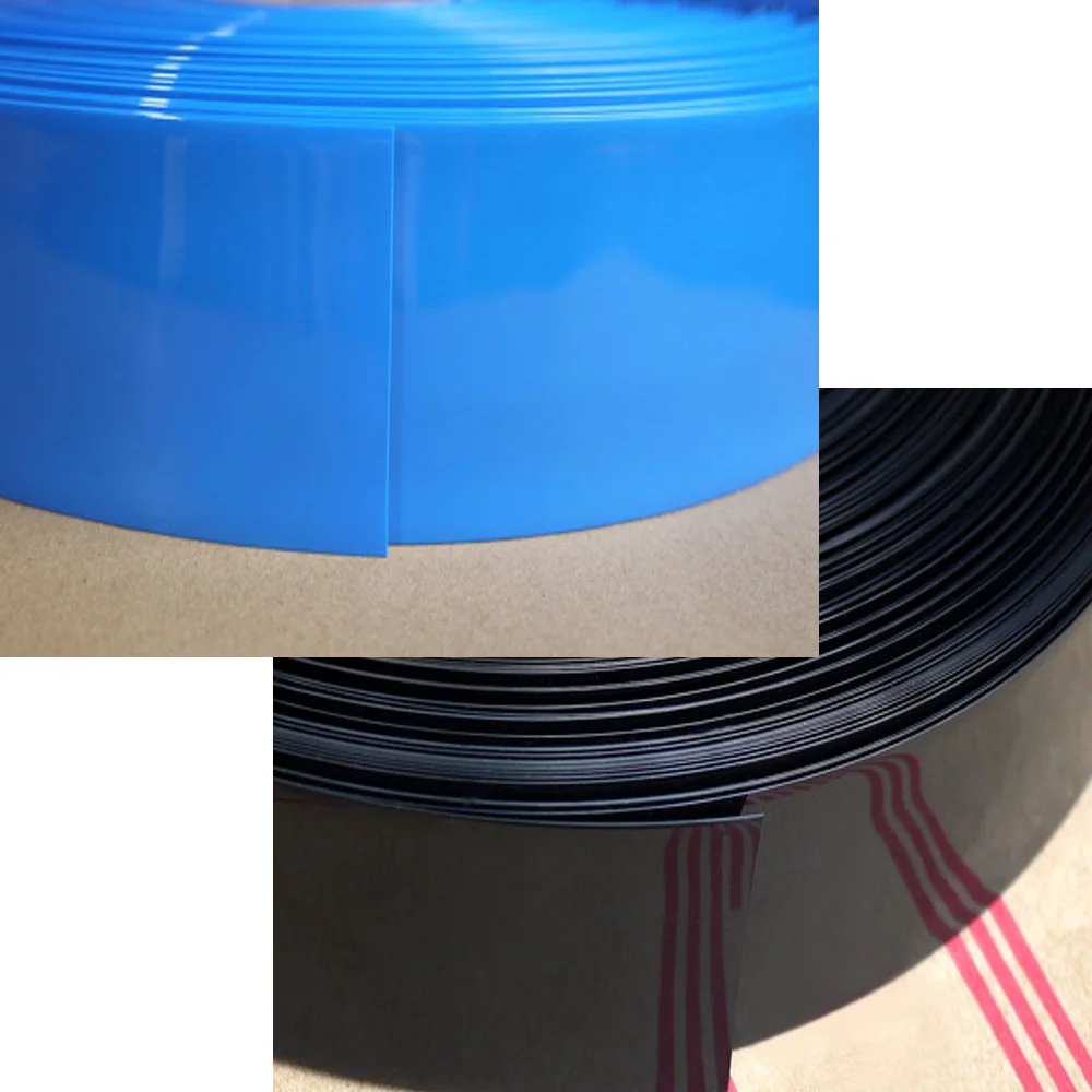 

PVC Heat Shrink Tube Wide 140mm x 88mm Dia Flat Electronic Insulation Lipo Battery Protect Case Material Film Warp Cable Sleeve