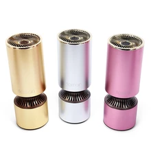 Анион Интеллектуальный автомобильный очиститель воздуха DC 12V 500mAh 3W 30dB HL-802 золотой серебряный розовый