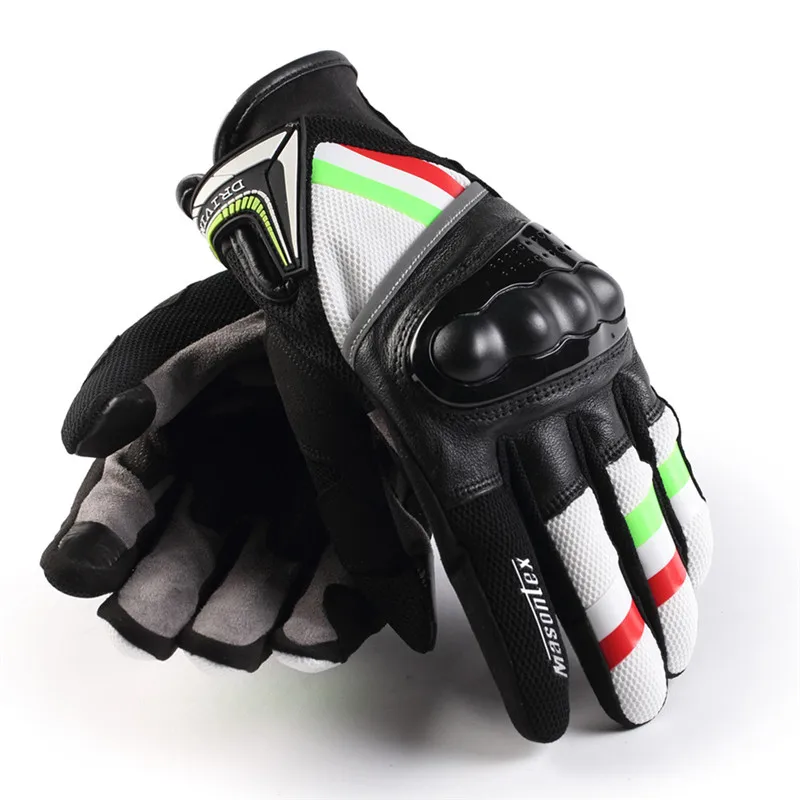 

Full finger gloves summer motorcycle models Street Car road racing motorcycle gloves Breathable touch screen gloves Size M L XL