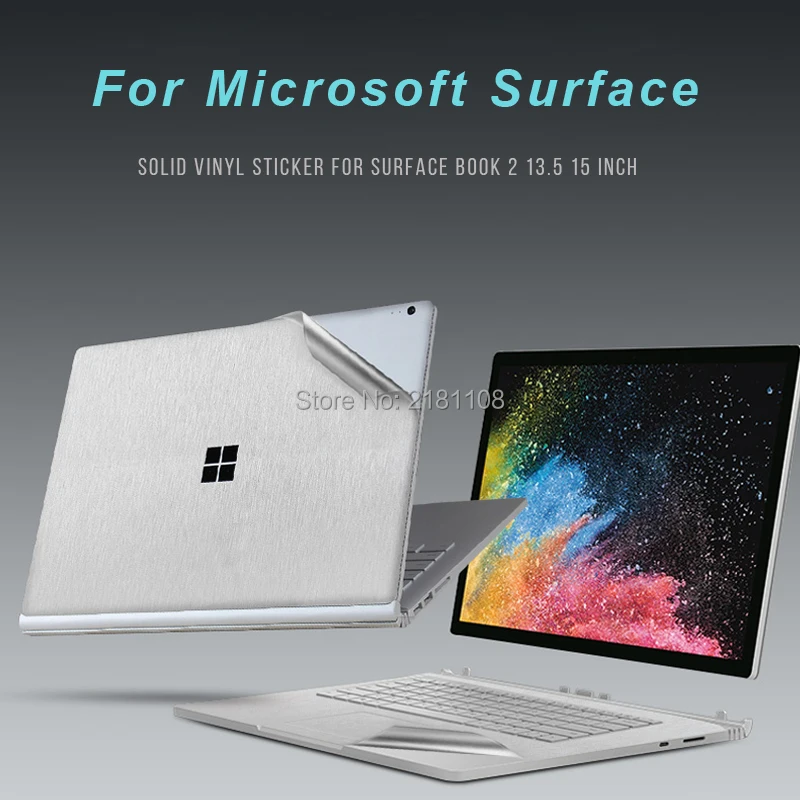 Защитные наклейки на обложку для 13," microsoft Surface Book 2 15 дюймов виниловые наклейки, переводной рисунок декоративные