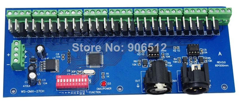 

Wholesale Easy 27CH Controller ,27CH dmx512 decoder,27 channel dmx512 dimmer 27 channel Easy LED controller,LED DMX driver