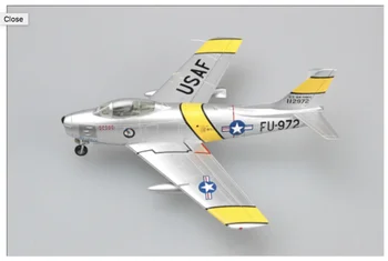 

EASY MODEL 37102 1/72 USAF F-86F FU-972 Attack Airplane Warplane TH07327-SMT2