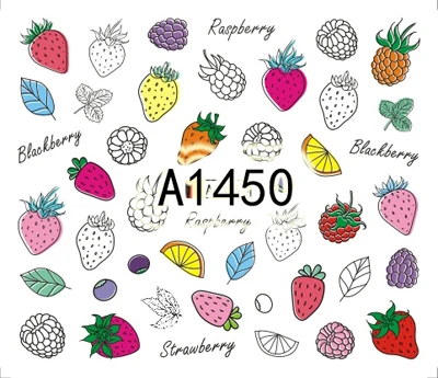 

Nail Art Sticker Water Decals Fruit Pineapple Nails Slider Stickers DIY Decoration Accessories Manicure Foil Wraps Pegatinas